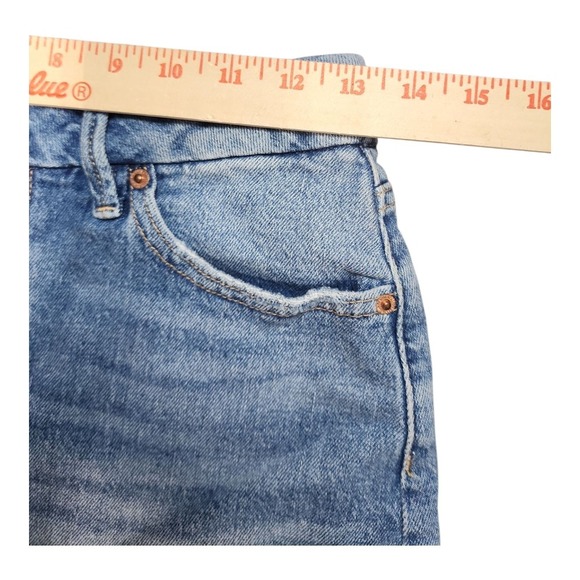 Forever 21 Denim Mini Skirt Womens Size Small Blue Jean Casual Y2K Style Skirt - Picture 7 of 11